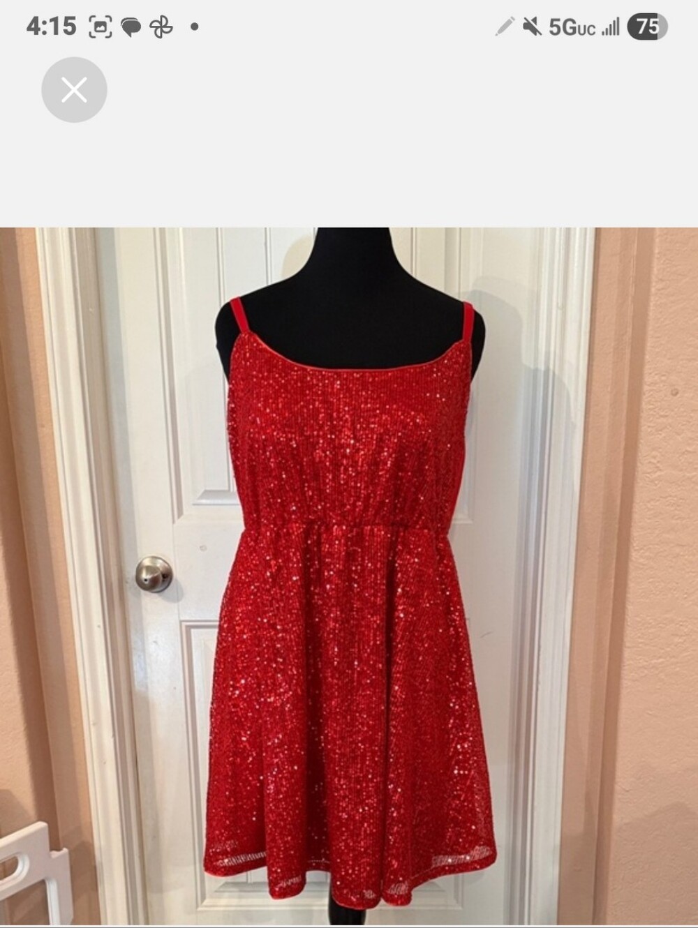 ❣️✨️NWT TORRID SEQUIN SKATER MINI SEXY JASPER RED DRESS / FUN SEXY DRESS❣️✨️